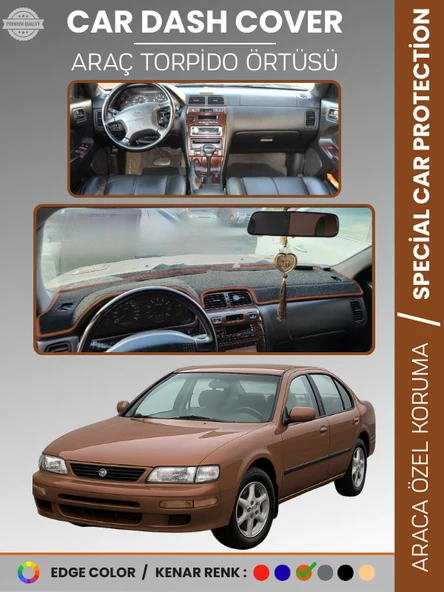 NISSAN MAXIMA A32 (1995-2000) Torpido Örtüsü Panel Koruma Araca Özel UV Koruma Kaymaz Kolay Montaj ürün görseli 1