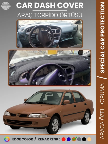 PROTON 415 / WIRA (1993-2004) Torpido Örtüsü Ön Panel Koruma Tam Uyum UV Koruma Kaymaz Kolay Montaj ürün görseli 1