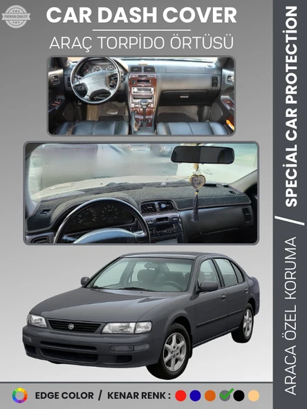 NISSAN MAXIMA A32 (1995-2000) Torpido Örtüsü Panel Koruma Araca Özel UV Koruma Kaymaz Kolay Montaj ürün görseli 1