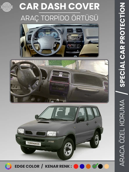 NISSAN TERRANO 2 R20 (1993-2006) Torpido Örtüsü Panel Koruma Tam Uyum UV Koruma Kaymaz Kolay Montaj ürün görseli 1
