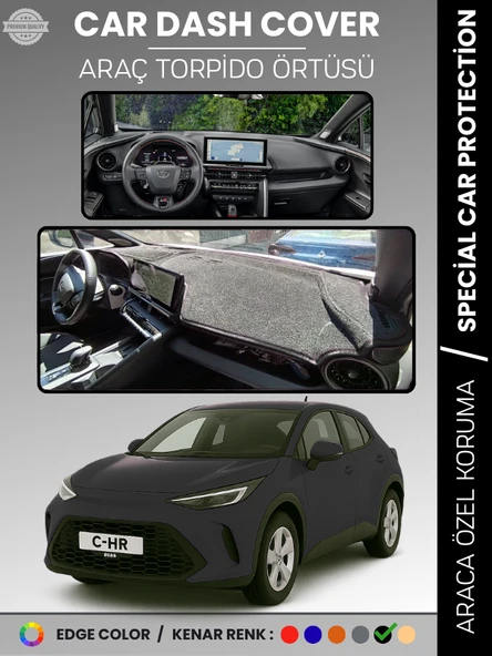Toyota CHR (2024+) Torpido Örtüsü Ön Göğüs Halısı Torpido Koruma Tam Uyum Çatlamayı Önler Kaymaz ürün görseli 1