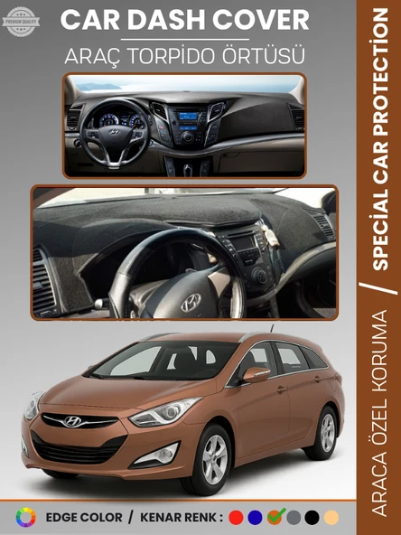 HYUNDAI i40 (2011-2019) Torpido Örtüsü Ön Göğüs Koruma Torpido Koruma Tam Uyum UV Koruma ürün görseli 1