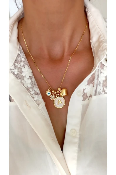 nergis collection Özel Tasarım Charm Kolye ürün görseli 1