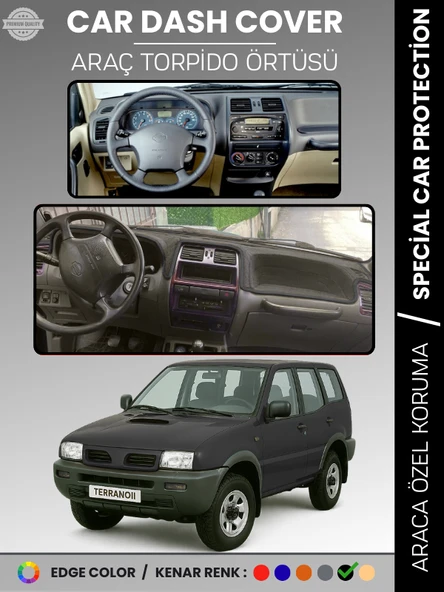 NISSAN TERRANO 2 R20 (1993-2006) Torpido Örtüsü Panel Koruma Tam Uyum UV Koruma Kaymaz Kolay Montaj ürün görseli 1