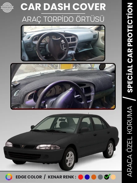PROTON 415 / WIRA (1993-2004) Torpido Örtüsü Ön Panel Koruma Tam Uyum UV Koruma Kaymaz Kolay Montaj ürün görseli 1