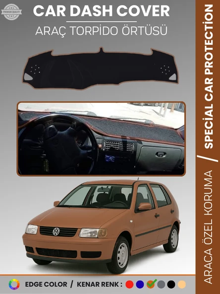 VOLKSWAGEN POLO (1994-2001) Torpido Örtüsü Panel Halısı Torpido Koruma Tam Uyum UV Koruma ürün görseli 1