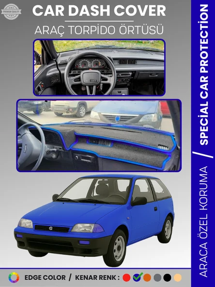 SUZUKI SWİFT (1988-1994) Torpido Örtüsü Panel Torpido Koruma Tam Uyum UV Koruma Hızlı Montaj ürün görseli 1