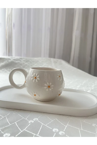 nergis collection Papatya Çay Kahve Fincanı 180 ml ürün görseli 1