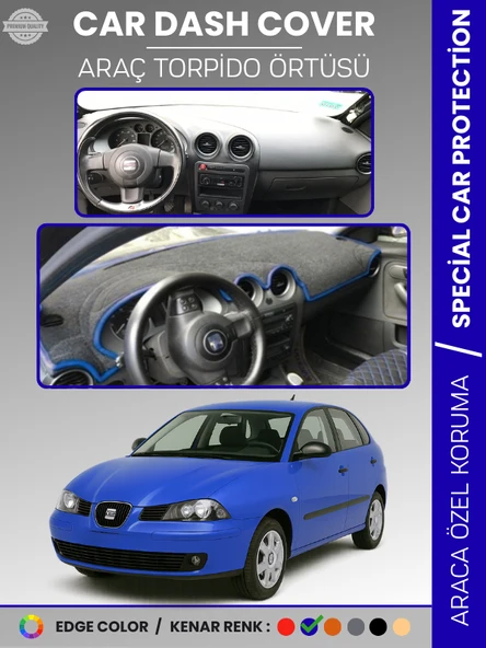SEAT İBİZA (2001-2008) Torpido Örtüsü Panel Halı Koruma Tam Uyum Çatlamayı Önler Hızlı Montaj ürün görseli 1