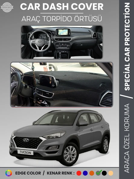 HYUNDAİ TUCSON (2018-2021) Torpido Örtüsü Ön Göğüs Koruma Torpido Koruma Tam Uyum Çatlamayı Önler ürün görseli 1