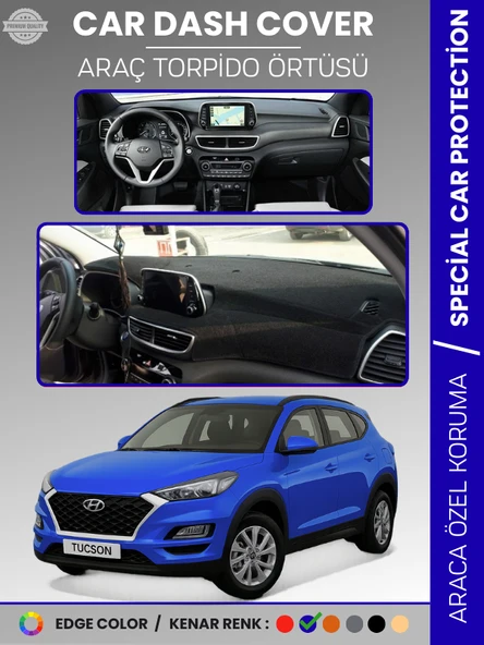 HYUNDAİ TUCSON (2018-2021) Torpido Örtüsü Ön Göğüs Koruma Torpido Koruma Tam Uyum Çatlamayı Önler ürün görseli 1