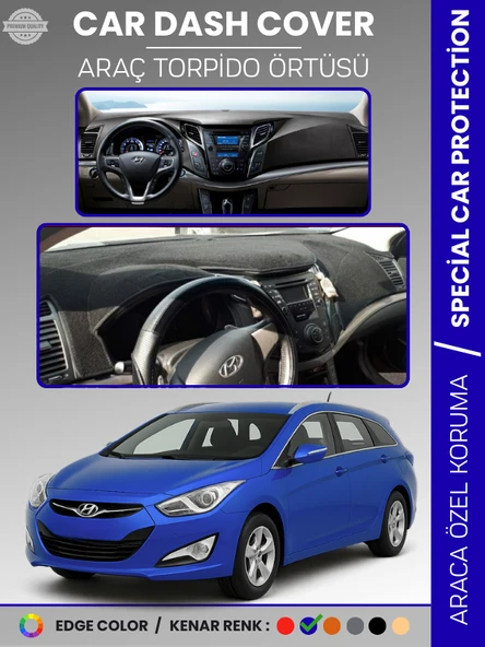 HYUNDAI i40 (2011-2019) Torpido Örtüsü Ön Göğüs Koruma Torpido Koruma Tam Uyum UV Koruma ürün görseli 1