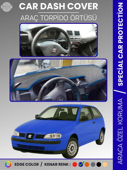 SEAT İBİZA (1998-2001) Torpido Örtüsü Panel Halı Koruma Tam Uyum Çatlamayı Önler Hızlı Montaj ürün görseli 1