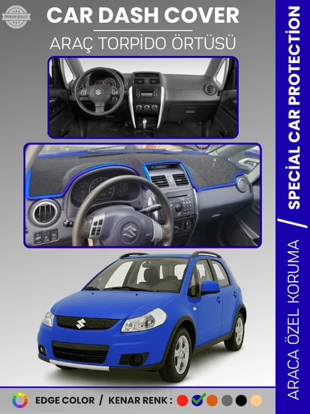 SUZUKI SX4 (2006-2014) Torpido Örtüsü Panel Torpido Koruma Tam Uyum UV Koruma Hızlı Montaj ürün görseli 1