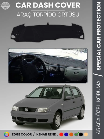 VOLKSWAGEN POLO (1994-2001) Torpido Örtüsü Panel Halısı Torpido Koruma Tam Uyum UV Koruma ürün görseli 1