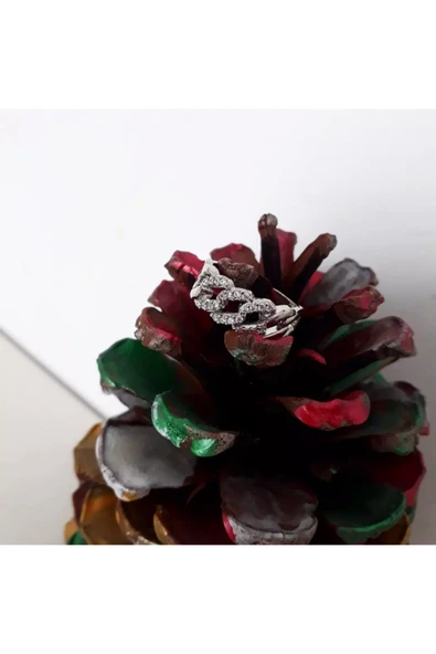 nergis collection Zirkon Taşlı Yüzük ürün görseli 1