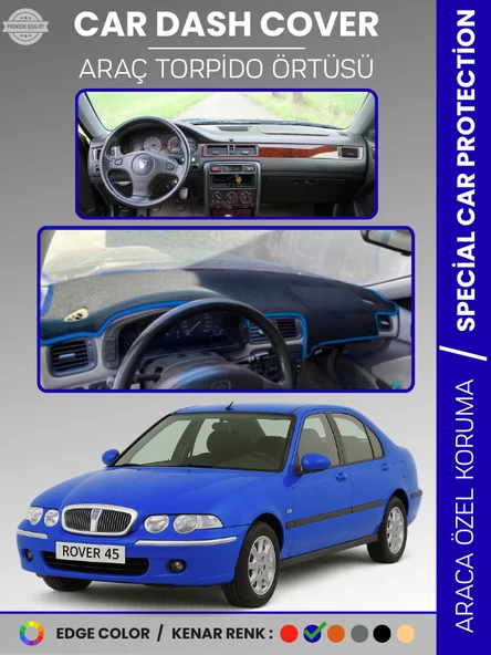 ROVER 45 (1999-2005) Torpido Örtüsü Ön Panel Halı Koruma Tam Uyum UV Koruma Hızlı Montaj ürün görseli 1