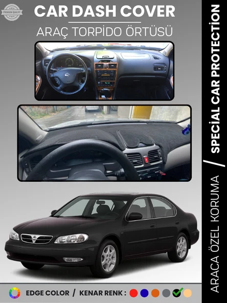 NISSAN MAXIMA A33 (2000-2003) Torpido Örtüsü Panel Koruma Araca Özel UV Koruma Kaymaz Kolay Montaj ürün görseli 1