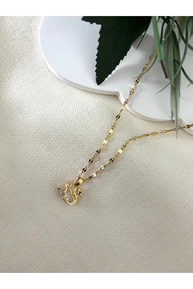 nergis collection Sevgililer Günü Zarif Kuğu Kolye ürün görseli 1