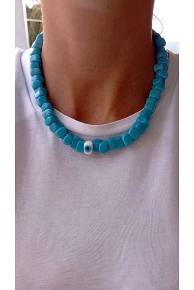 nergis collection Tasarım Bodrum Boncuk Yaz - Plaj Kolyesi ürün görseli 1