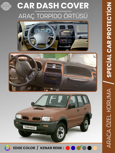 NISSAN TERRANO 2 R20 (1993-2006) Torpido Örtüsü Panel Koruma Tam Uyum UV Koruma Kaymaz Kolay Montaj ürün görseli 1
