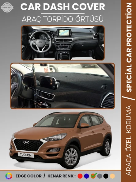HYUNDAİ TUCSON (2018-2021) Torpido Örtüsü Ön Göğüs Koruma Torpido Koruma Tam Uyum Çatlamayı Önler ürün görseli 1