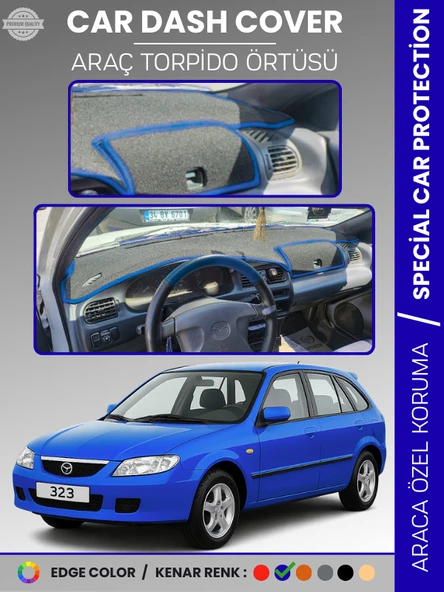 MAZDA 323 BJ HATCHBACK KAPAKLI (1998-2003) Torpido Örtüsü Panel Koruma Torpido Koruma Tam Uyum ürün görseli 1