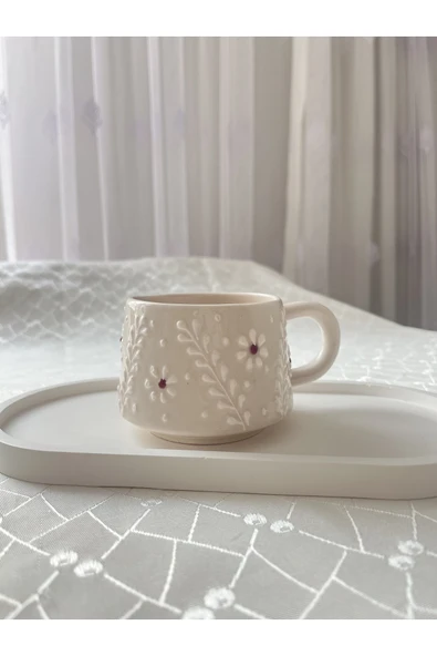 nergis collection Papatya Kupa Bardak Çay Kahve Fincanı ürün görseli 1