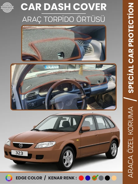 MAZDA 323 BJ HATCHBACK KAPAKLI (1998-2003) Torpido Örtüsü Panel Koruma Torpido Koruma Tam Uyum ürün görseli 1