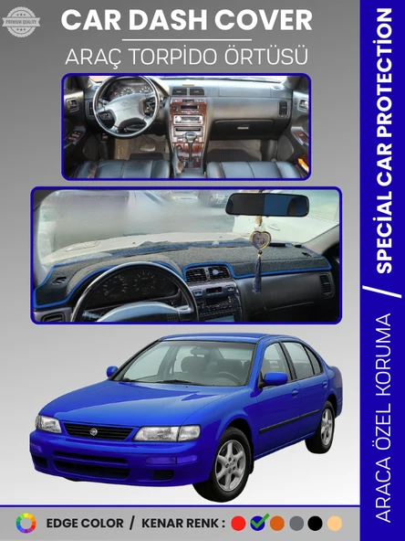 NISSAN MAXIMA A32 (1995-2000) Torpido Örtüsü Panel Koruma Araca Özel UV Koruma Kaymaz Kolay Montaj ürün görseli 1