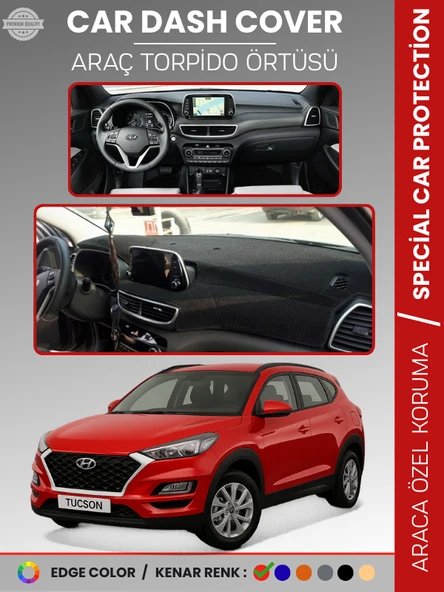 HYUNDAİ TUCSON (2018-2021) Torpido Örtüsü Ön Göğüs Koruma Torpido Koruma Tam Uyum Çatlamayı Önler ürün görseli 1