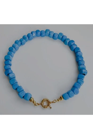nergis collection Bodrum Boncuk Dümen Kilit Detay Kolye ürün görseli 1