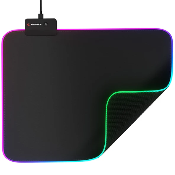 Rampage MP-23 Blitz M Rgb Ledli 252X328X3 Mm Siyah Oyuncu Mouse Pad ürün görseli 1
