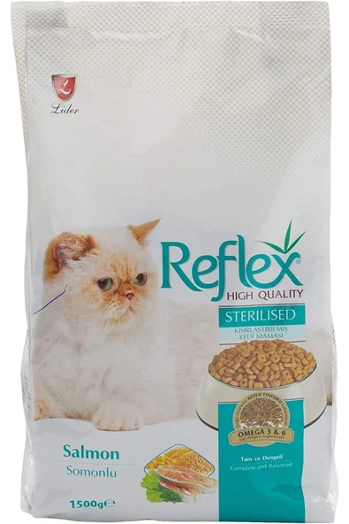 Exotic Home Reflex Kısırlaştırılmış Yetişkin Kediler Için Balıklı Kedi Maması, 1,5 Kg ürün görseli 1