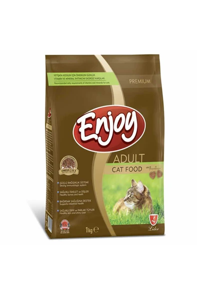 Enjoy Yetişkin Kediler için Tavuklu Tam ve Dengeli Kedi Maması 1 kg ürün görseli 1