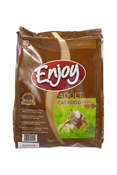 Enjoy 1 Kg Yetişkin Kedi Maması, Tavuklu, Kuru Mama ürün görseli 1