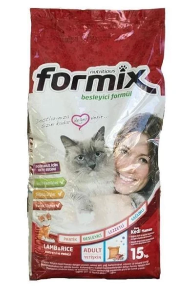 FORMİNA Formix Yetişkin Kedi Maması Kuzu Etli 15 Kg ürün görseli 1