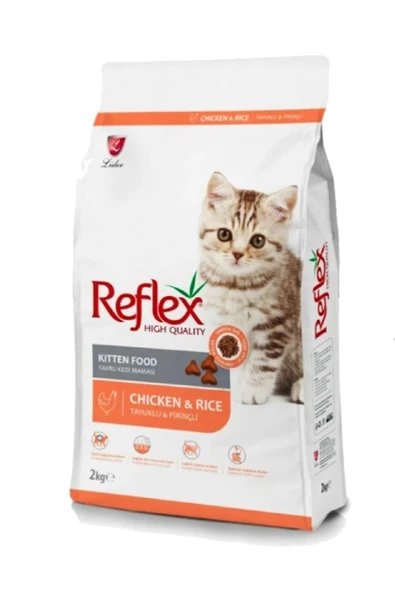 KaganShop Reflex Tavuklu Ve Pirinçli Yavru Kedi Maması 2 Kg ürün görseli 1