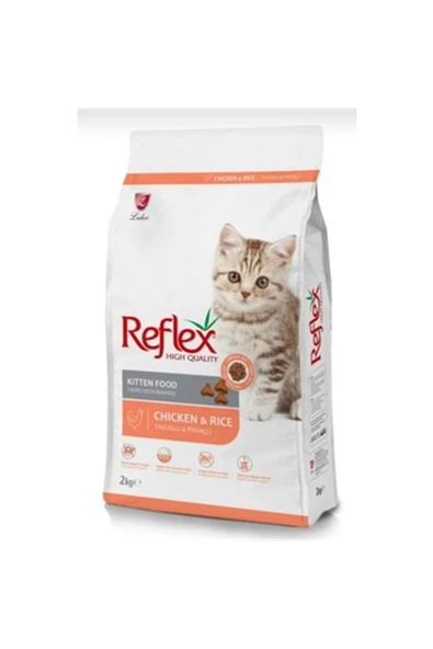 Reflex Kitten Tavuklu Pirinçli Yavru Kedi Maması 2 Kg ürün görseli 1