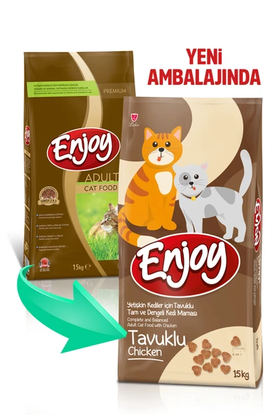 Enjoy Kedi Maması 15 Kg - Resim 2
