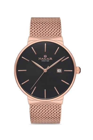 Nacar ROSE GOLD ERKEK KOL SAATİ NC34-290431-RBRM ürün görseli 1