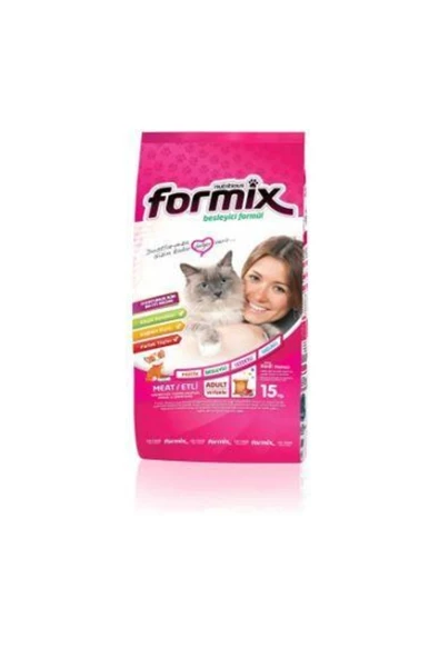 FORMİNA Formix Etli Lezzetli Yetişkin Kedi Maması 15 Kg ürün görseli 1