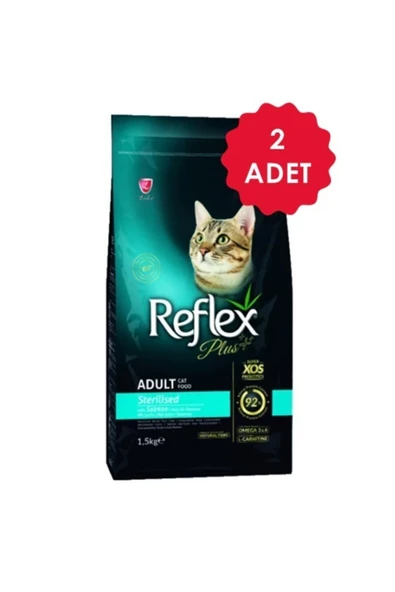 Reflex Sterilised Somonlu Kısırlaştırılmış Kedi Maması 1,5 kg X 2 Adet ürün görseli 1