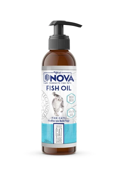 Nova Kediler için balık yağı 200ml ürün görseli 1
