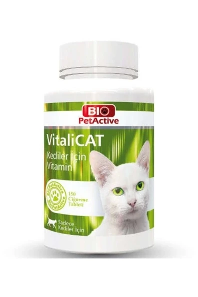 Pet Active Bio Pet Active Vitalicat Kediler için Multivitamin 60 Tablet 30 Gr ürün görseli 1