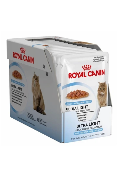 Royal Canin Ultra Light 85 Gr Yetişkin Kedi Konservesi 12li ürün görseli 1