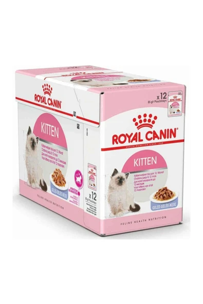 Royal Canin Kitten Jelly Yaş Yavru Kedi Maması 12 Adet X 85 G ürün görseli 1