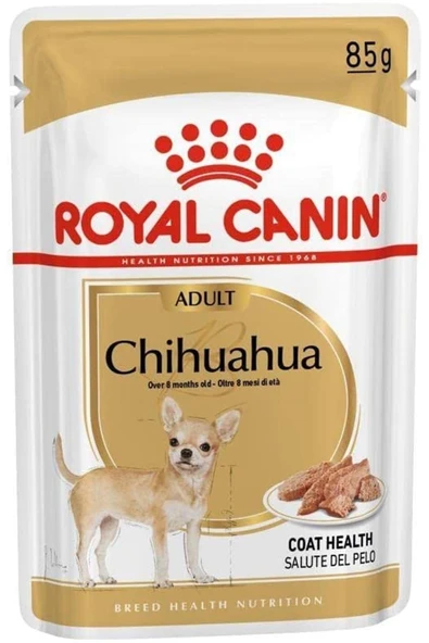 Royal Canin Chihuahua Adult Pouch Yetişkin Köpekler Için Konserve 12 X 85 Gr ürün görseli 1