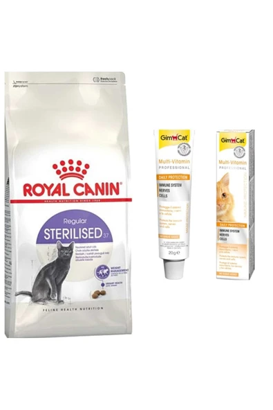 Royal Canin Neo Pet Market Sterilised 4 Kg Kısırlaştırılmış Kedi Maması + Gimcat Multivitamin 20 Gr ürün görseli 1