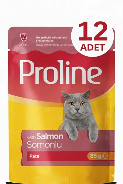 Proline Pouch Somunlu Yaş Kedi Mama 12 x 85 Gr ürün görseli 1